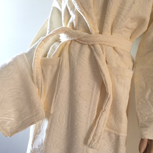 Bathrobe + 2 Body Towels %100 TURKISH COTTON - Picture 3 of 6